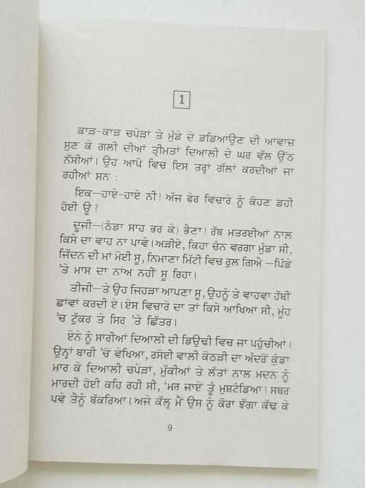 ਮਤਰੇਈ ਮਾਂ Matrai Maa Nanak Singh Indian Punjabi Reading Literature Panjabi Book