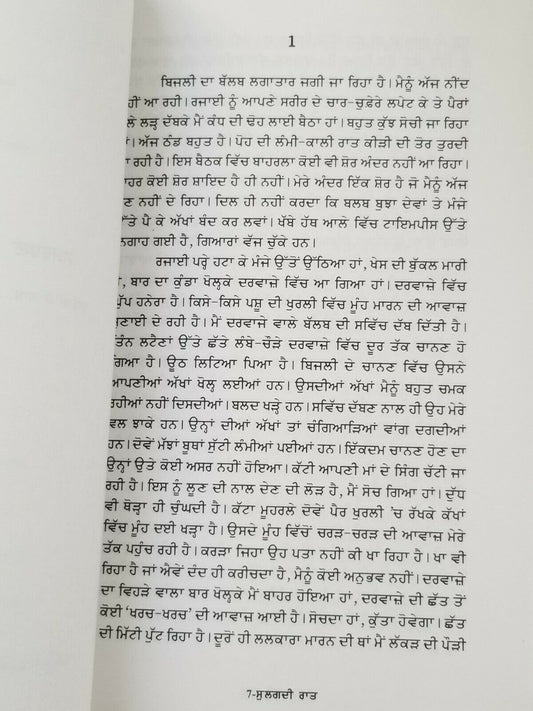 Sulagdi raat novel by ram saroop ankhi panjabi literature punjabi reading book