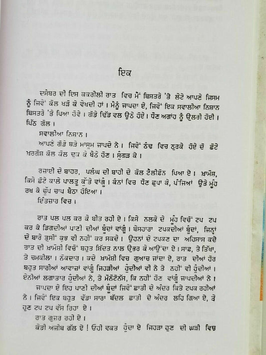 Postmortem punjabi novel by ajeet cour kaur panjabi gurmukhi book ajit b5 new