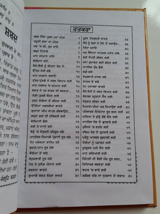 Sikh Sankat Mochan Shabads selected protection shabad book Punjabi Gurmukhi B16