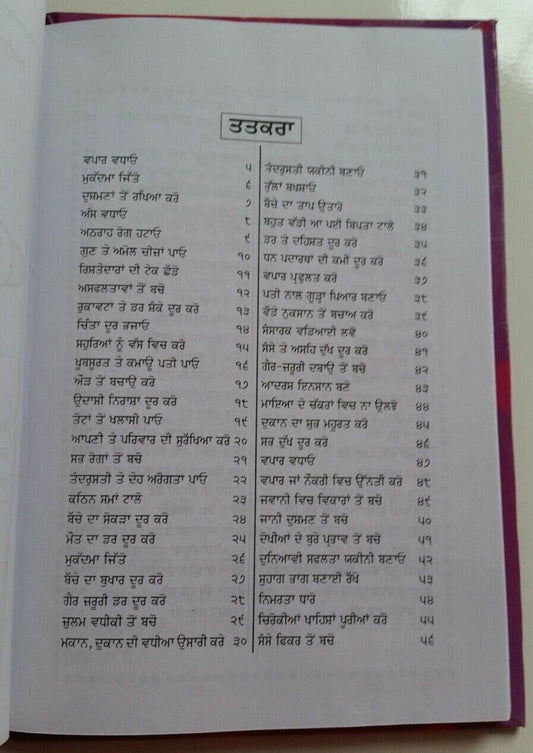 Sikh Sankat Mochan Shabads 108 Protection Punjabi selected Shabads Gutka Book A5
