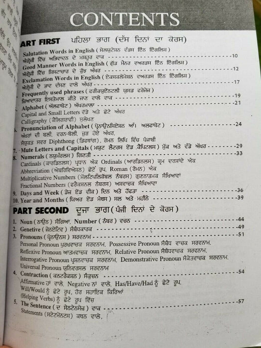 Dynamic english speaking learning course punjabi english 60 days easy course b70