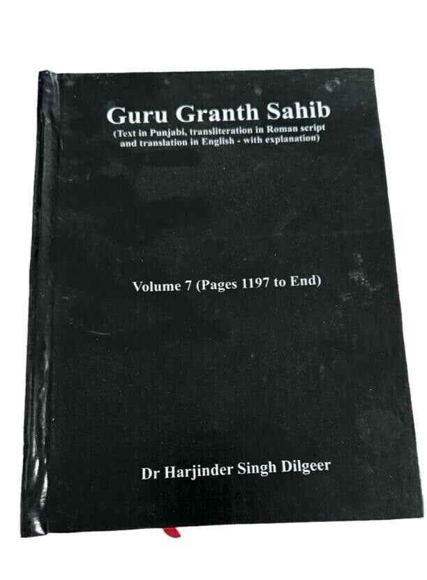 Sri Guru Granth Sahib Ji English Translation Seven Volumes Sanchia Complete Set Harjinder Singh Dilgeer