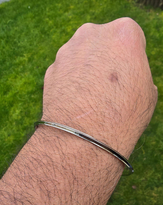 Stainless Steel Sikh Kara Thin Khalsa Bangle Silver Color Kada Kids Adult Unisex T3A Bracelet