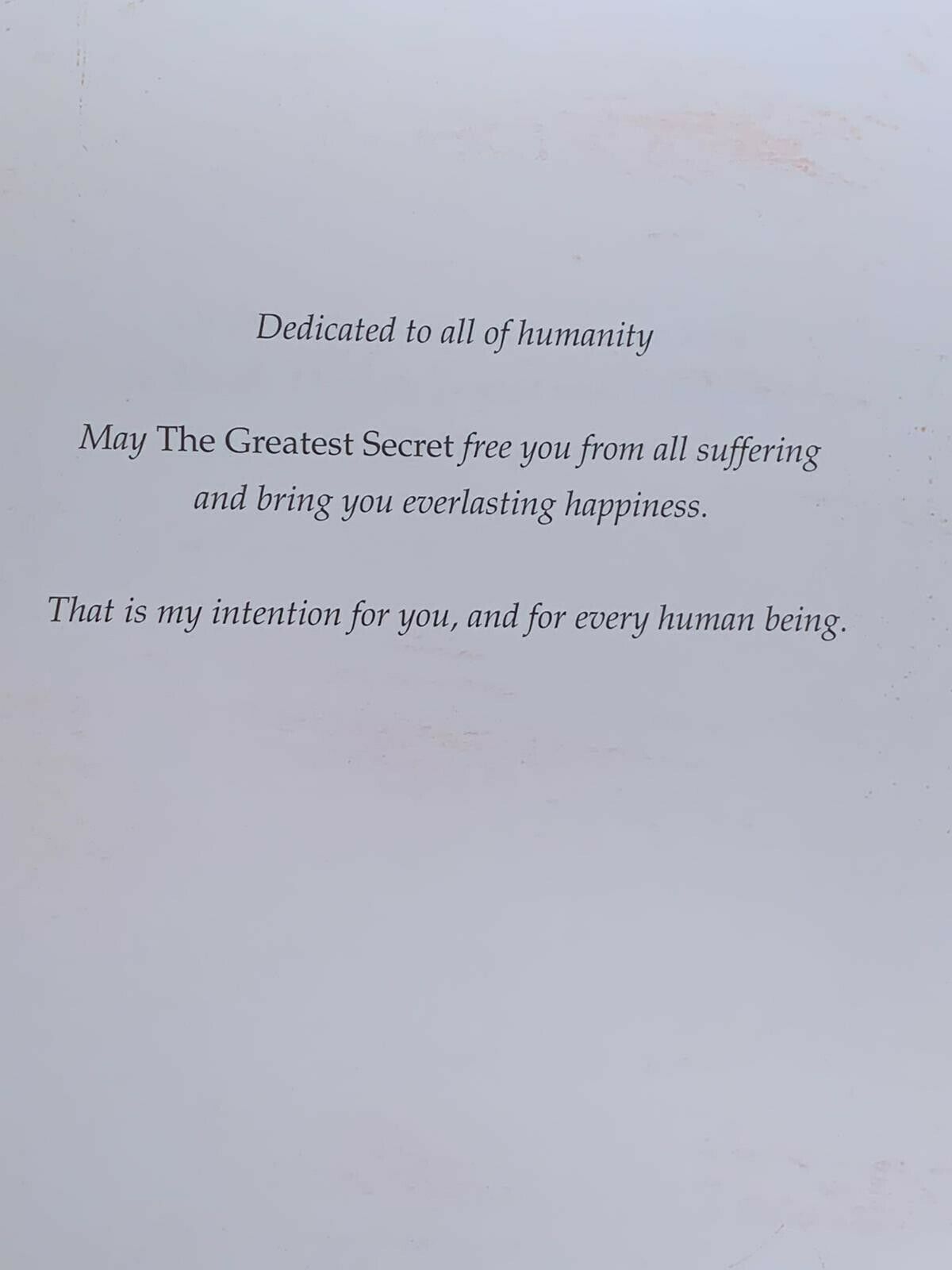 The Greatest Secret Book by Rhonda Byrne English Motivation Inspiration Book NEW