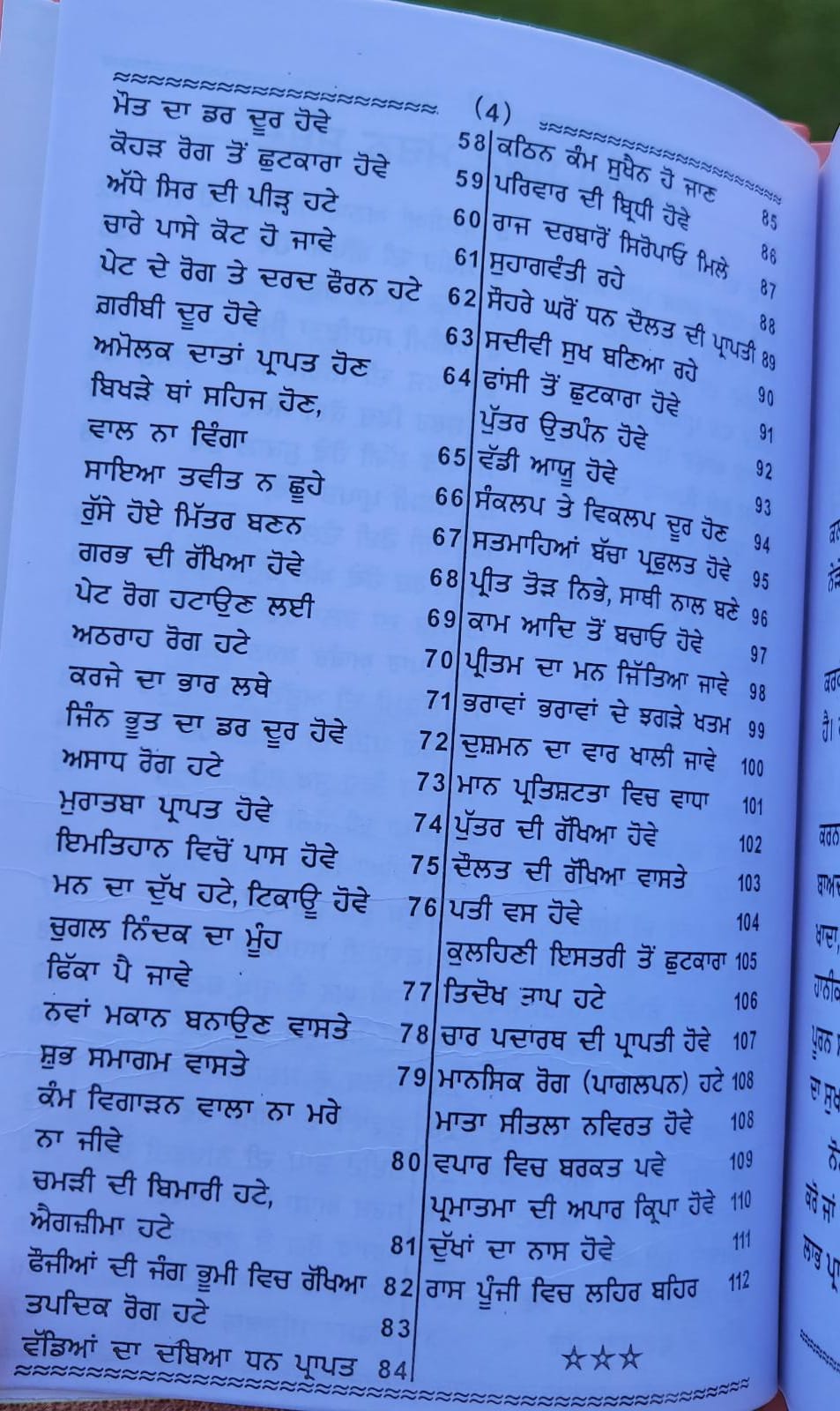 Sankat Mochan Shabad Sikh Selected Protection Shabads Book Punjabi Gurmukhi B41
