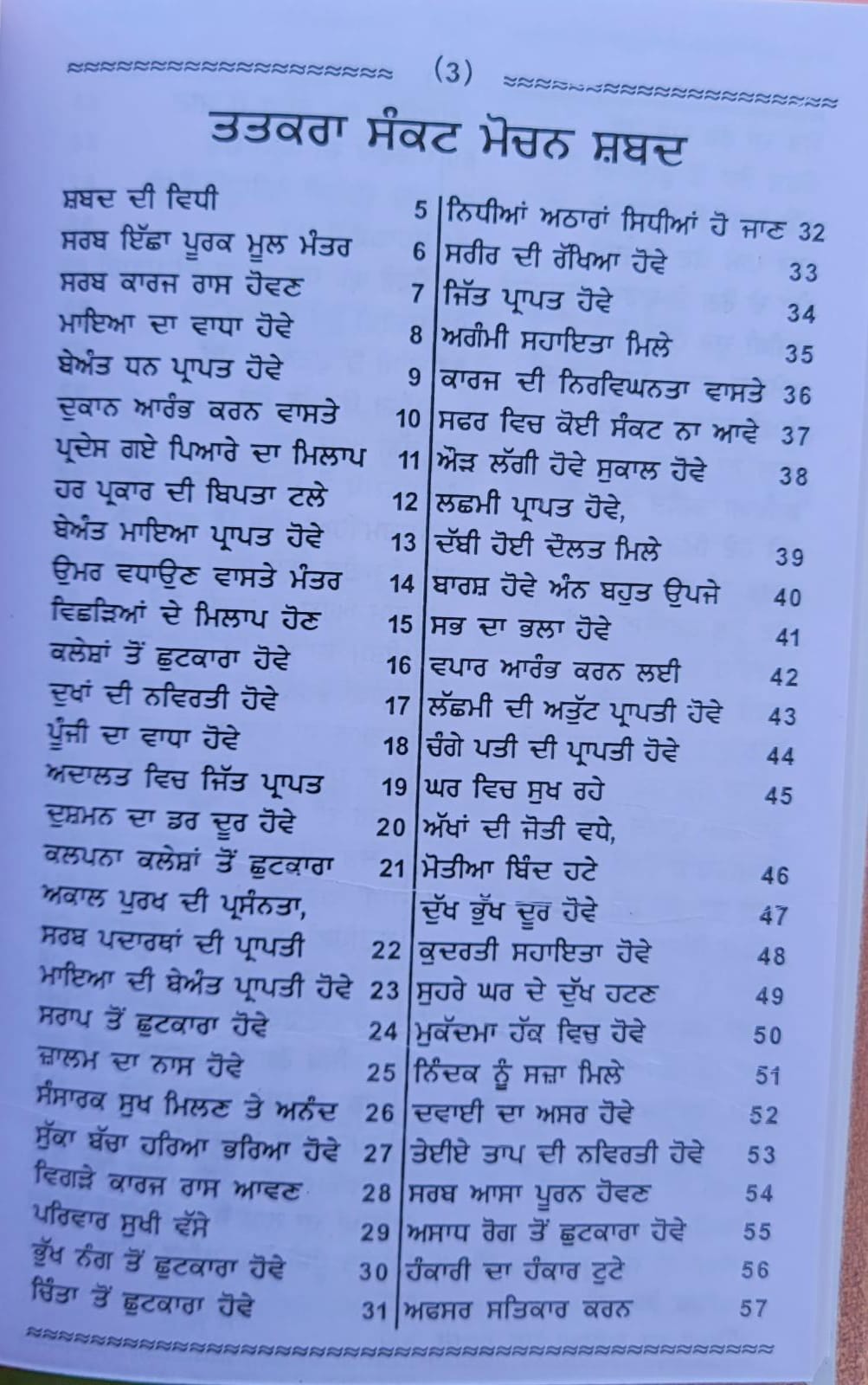 Sikh Sankat Mochan Shabads Selected Protection Shabads Book Punjabi Gurmukhi B41