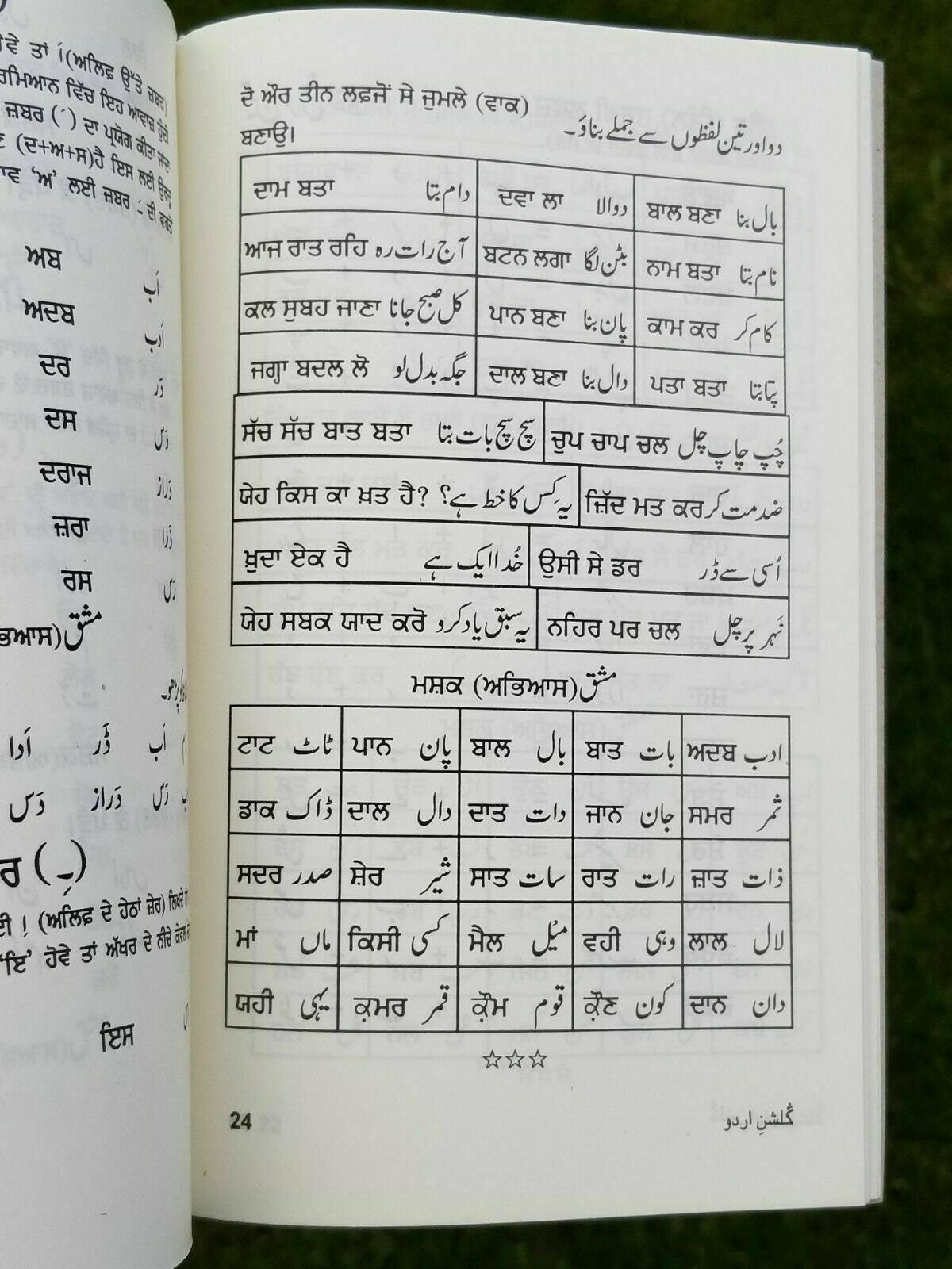 Gulshan-e-Urdu Learn Urdu Shahmukhi Kaida First Book Punjabi Guide alphabets B48