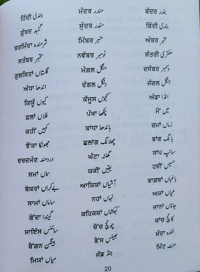 Learn urdu shahmukhi tahzeeb-e-urdu 1st book kaida alphabets with punjabi mc