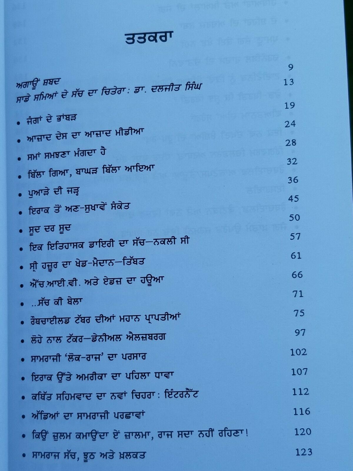 Sach di bhaal vich by Dr. Daljit Singh punjabi literature reading essay book mb