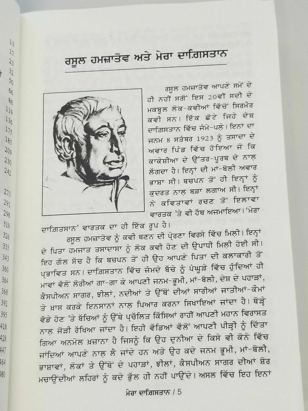 Mera Dagestan Punjabi Gurmukhi Book Rasool Gamzatov My Daghestan Literature B34