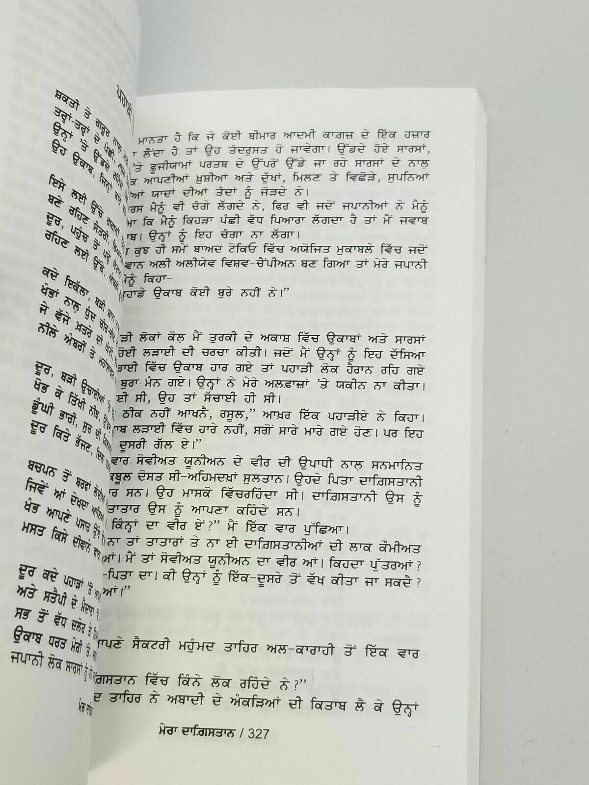 Mera Dagestan Punjabi Gurmukhi Book Rasool Gamzatov My Daghestan Literature B34