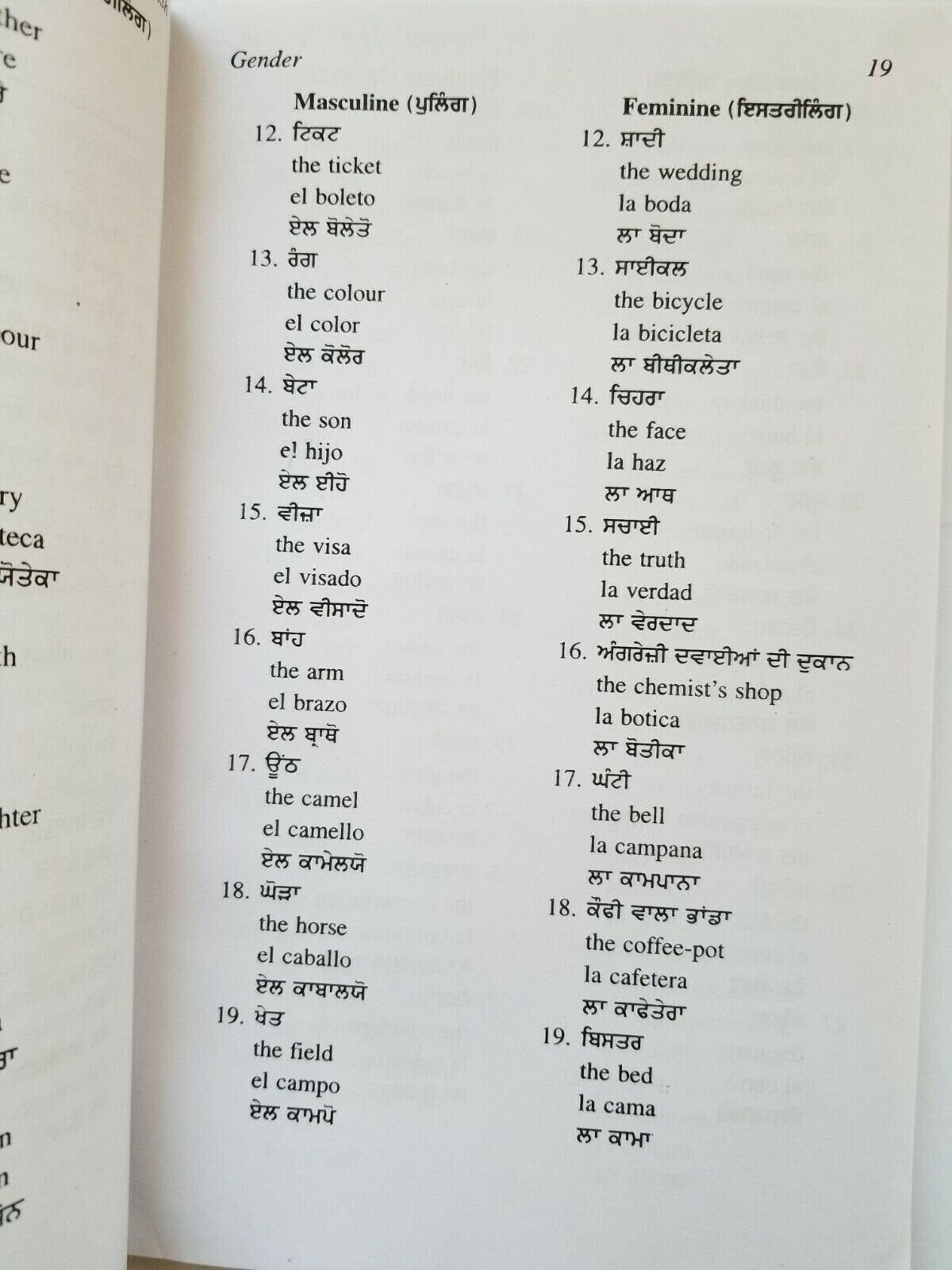 Learn Spanish Punjabi English Book 60 Days Speak Easy Course Guide Pradeep B45