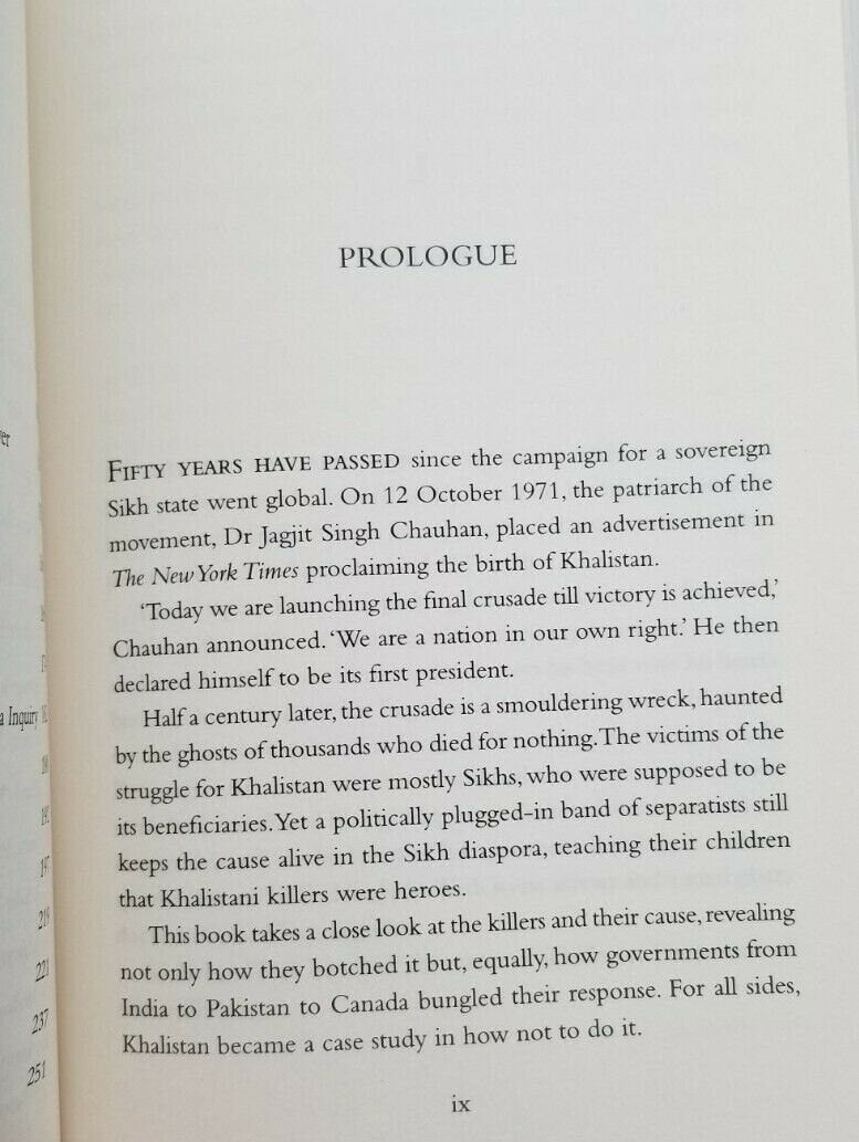 Blood for blood fifty years of global khalistan project english book by terry mc