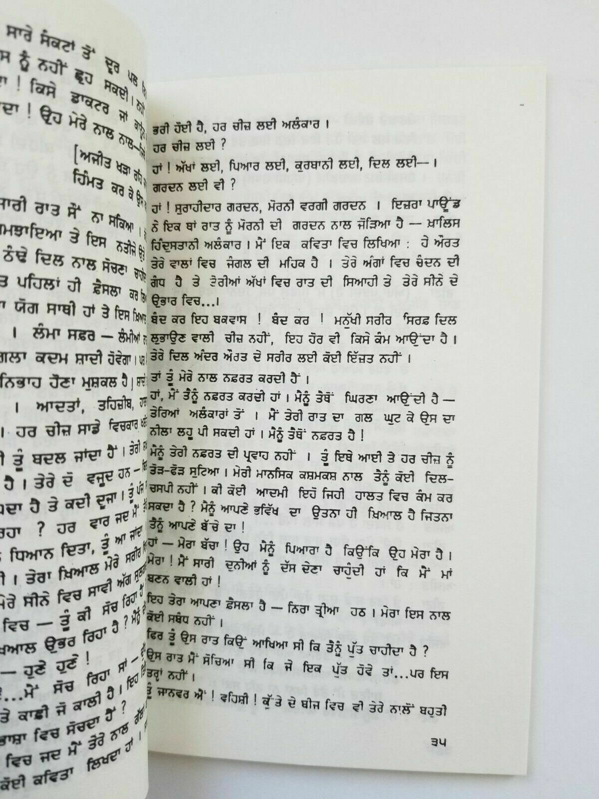 Dhooni di agg punjabi stage drama reading book by balwant gargi panjabi new b5