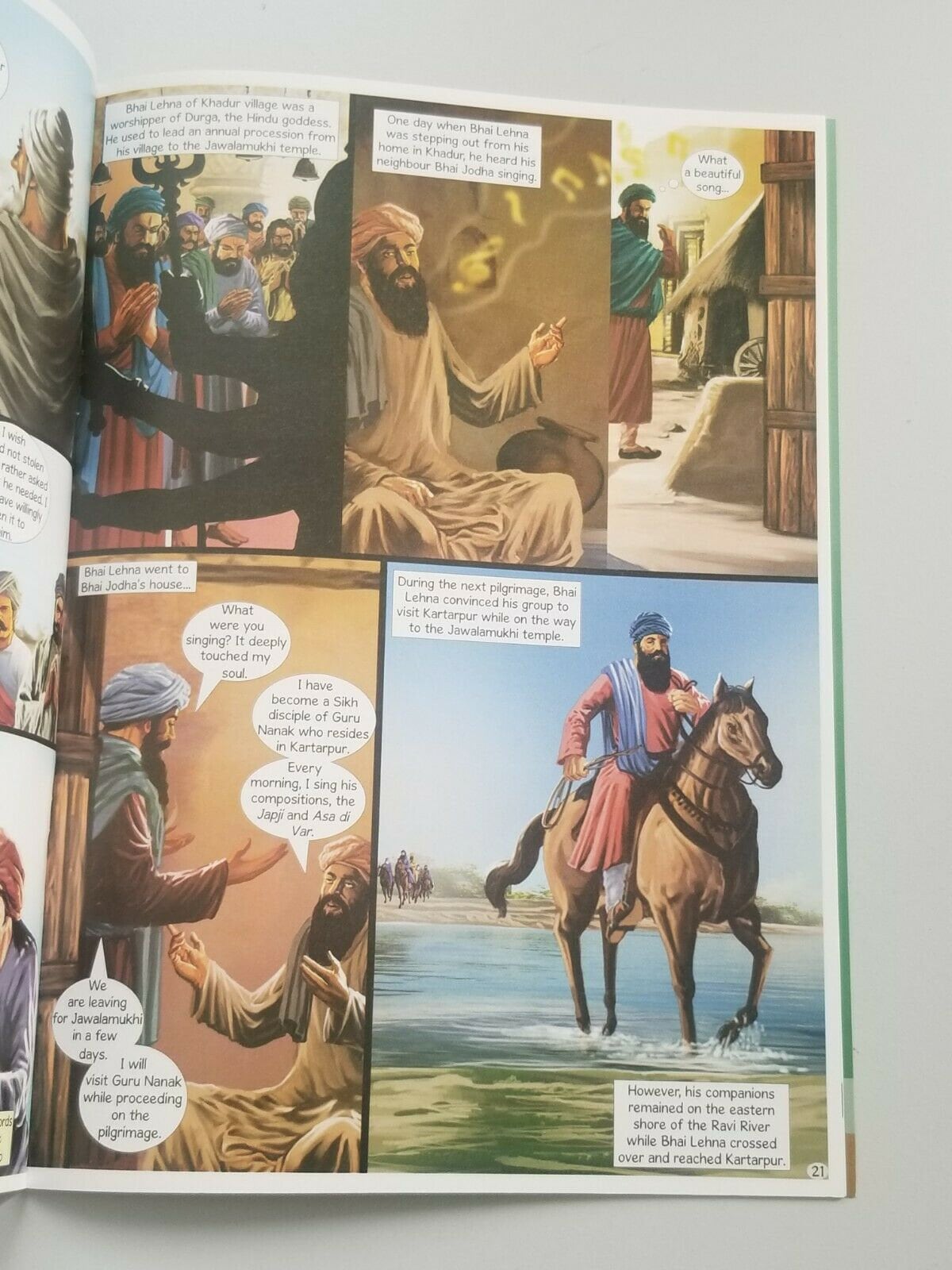 Sikh kids comic guru nanak the first sikh guru v5 daljeet singh sidhu english mc