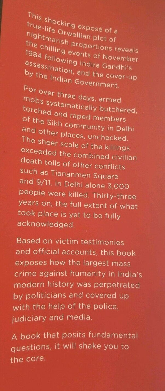 Sikh singh kaur genocide 1984 india's guilty secret book by pav singh english b