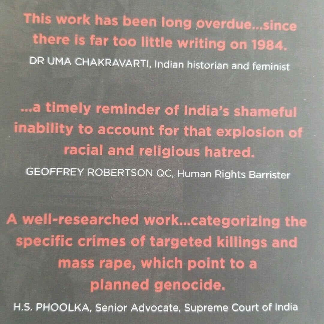 Sikh singh kaur genocide 1984 india's guilty secret book by pav singh english b
