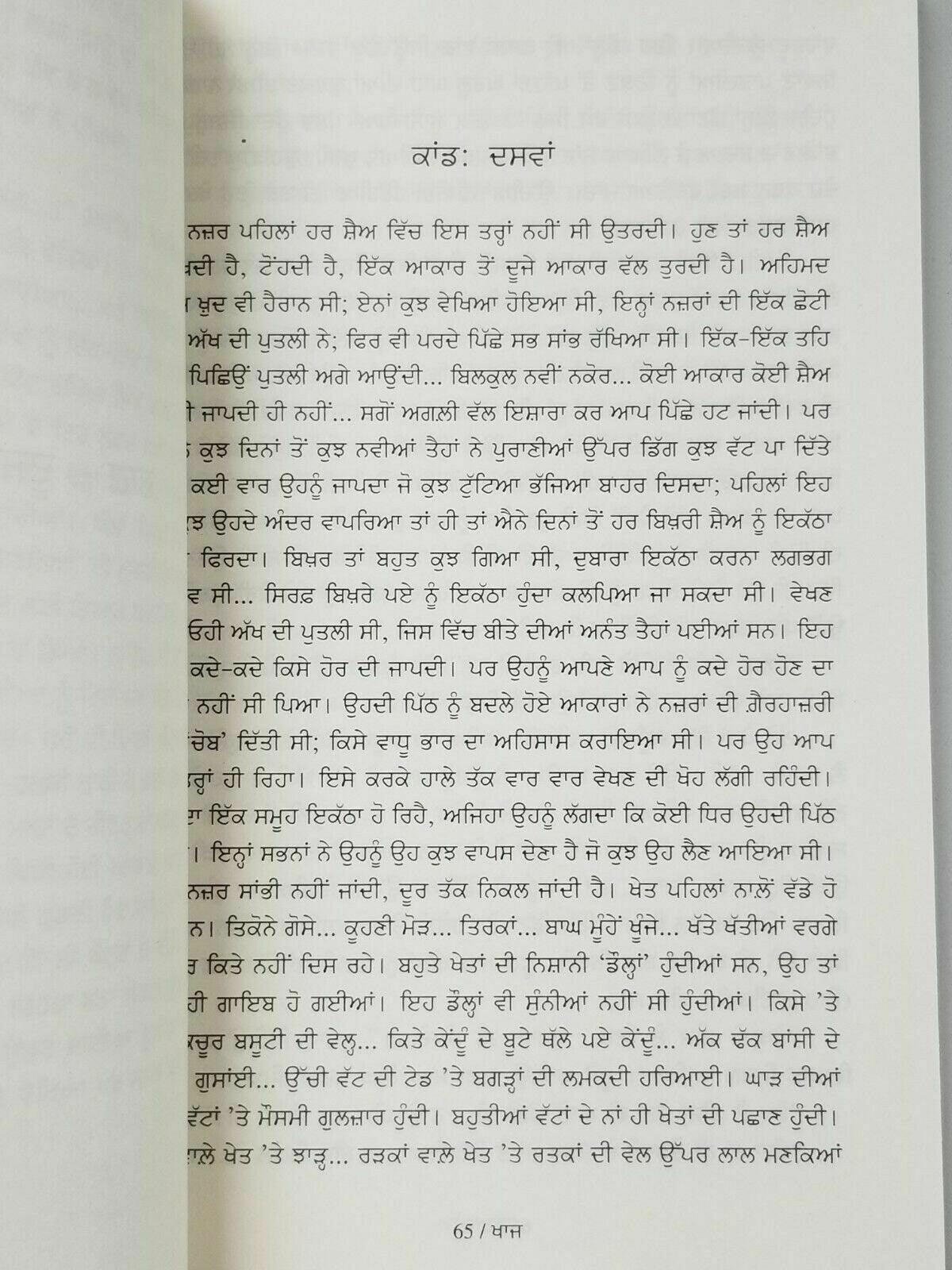 Khaaj ਖਜ novel jasbeer mand on punjab - punjabi reading literature panjabi book