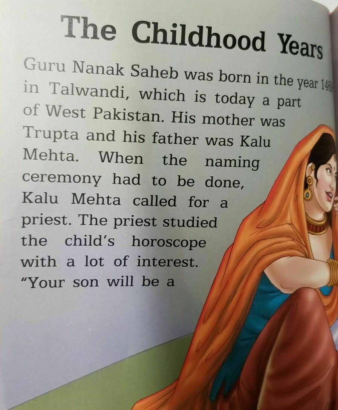Guru nanak dev the first sikh guru  & founder of sikh religion english b53