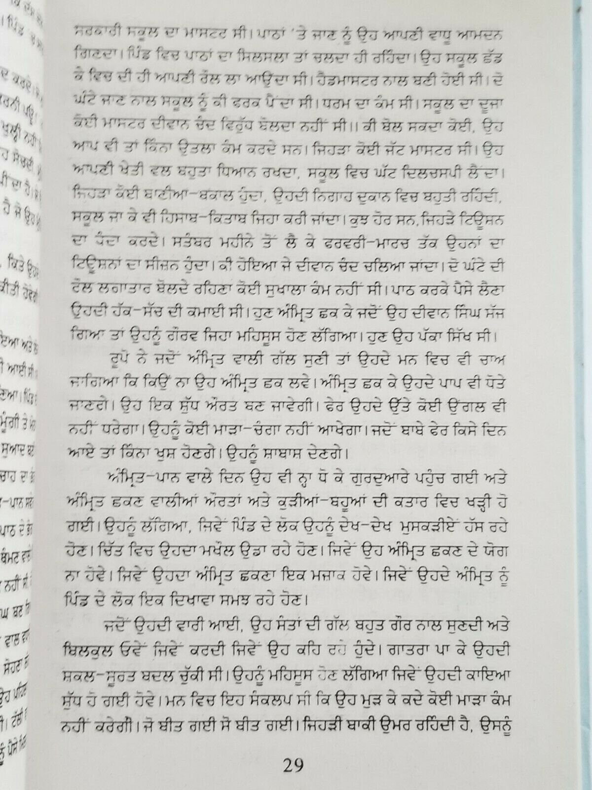 Asshra daandu novel by ram saroop ankhi literature punjabi reading book b8 new