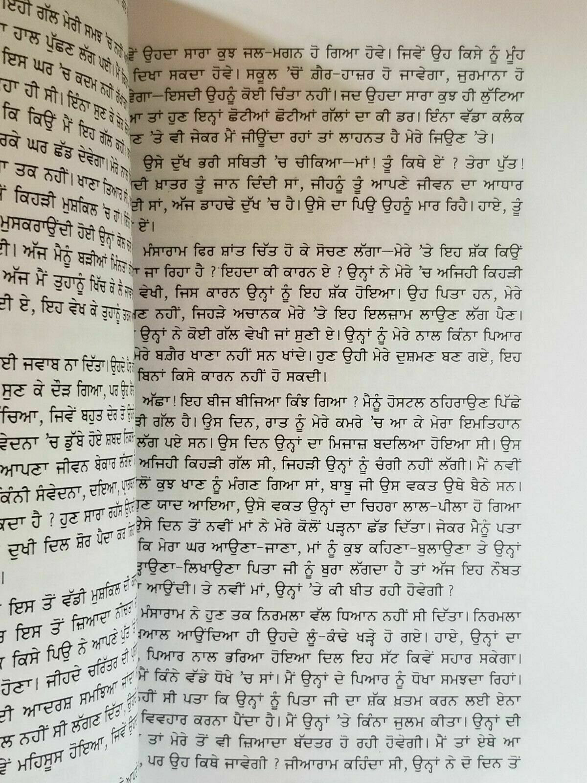Nirmala novel munshi prem chand in punjabi reading literature book b59 panjabi