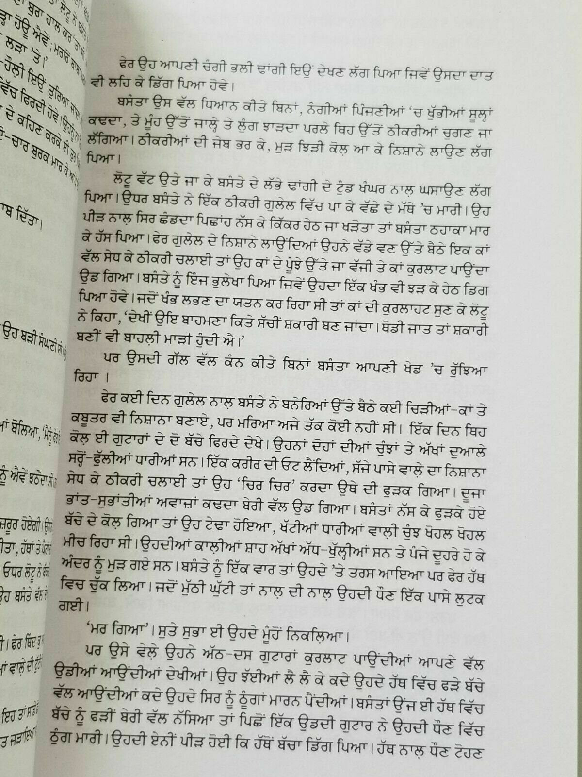 Parsa punjabi fiction novel gurdial singh reading panjabi literature pursa b18