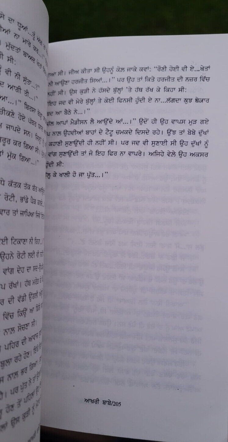 Aakhri babe novel jasbeer mand punjabi literature panjabi akhri baba book mb new