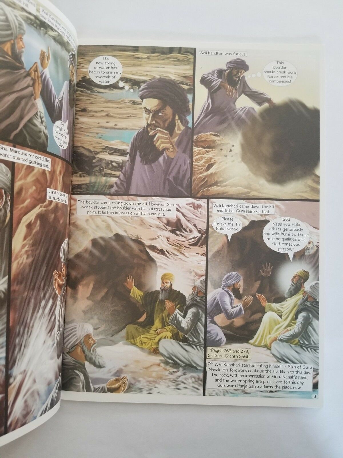 Singh kaur khalsa guru nanak the first sikh guru set of 5 comic books in english
