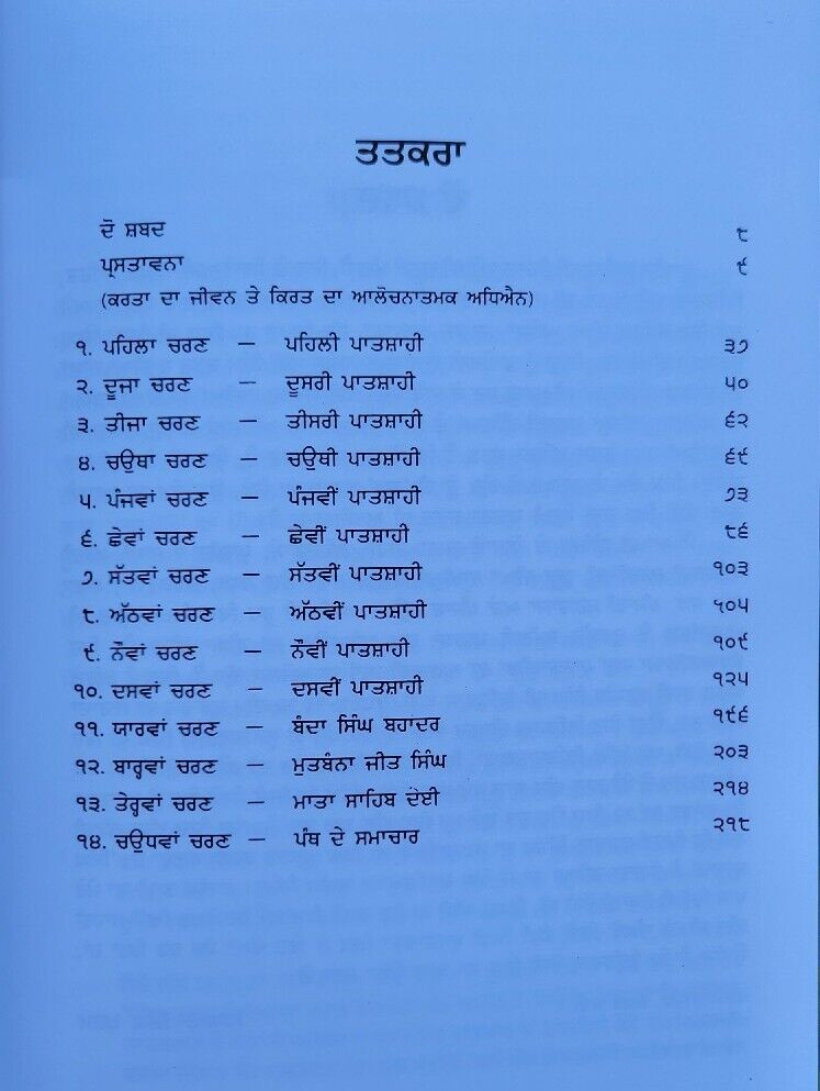 Bansawalinama Das Patshahia Ka Bhai Kesar Singh Chibbar Book Punjabi Panjabi B66