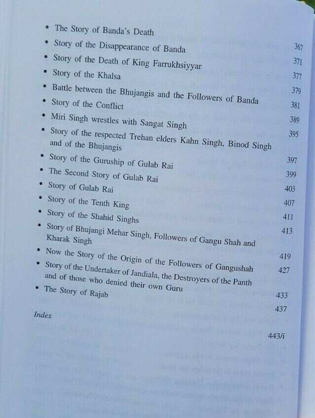 Sri Guru Panth Prakash Rise of Khalsa Rattan Singh Bhangu Sikh English Book MCV1