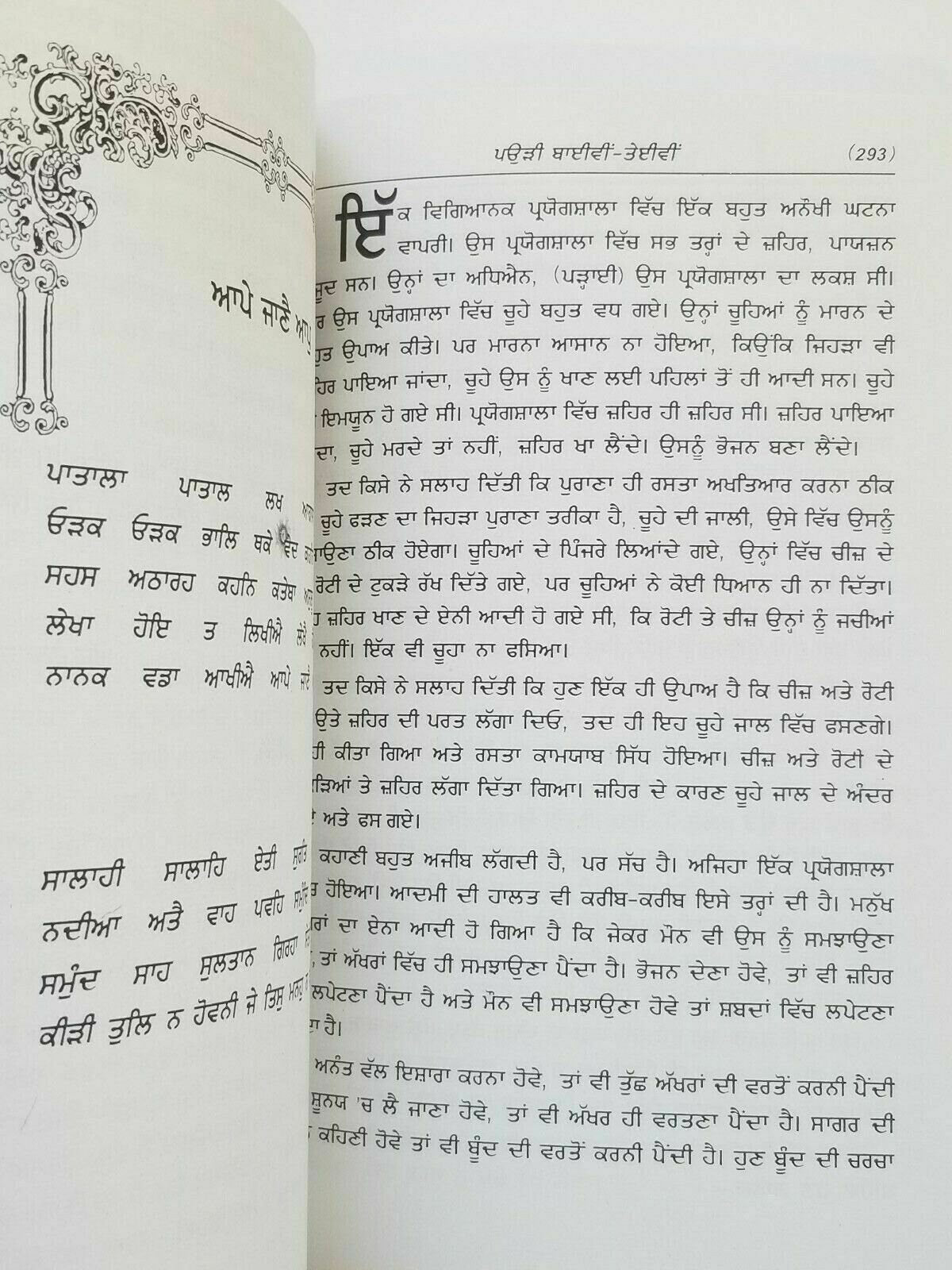 Ek Onkar Satnam Nanak Bani Osho Punjabi Gurmukhi Book Singh kaur sikh khalsa ccc