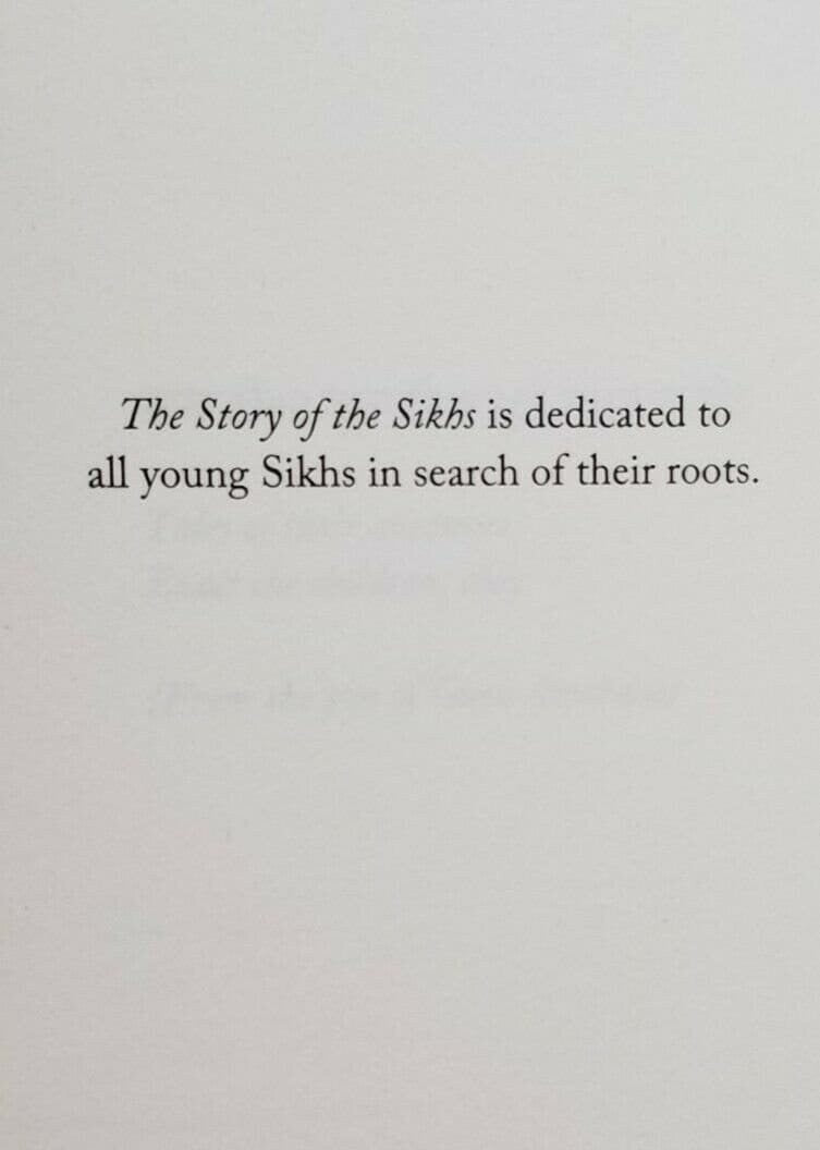 The story of Sikhs 1469 - 1708 Sarbpreet Singh Sikh Kaur Khalsa English Book A18