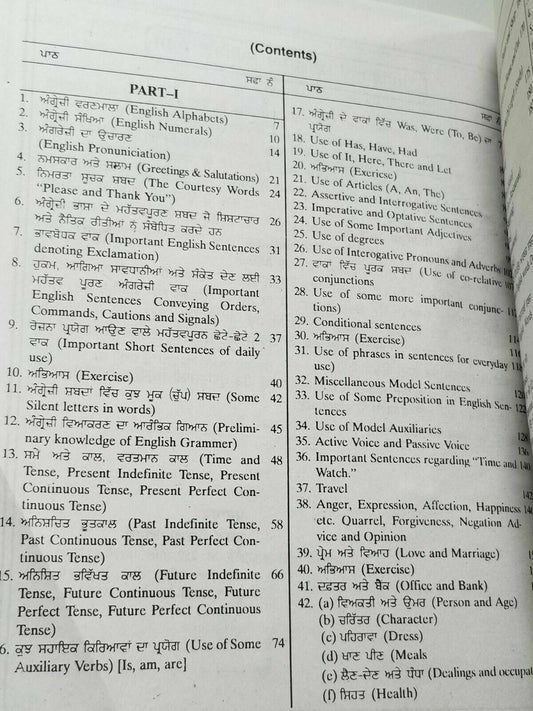 Speak fluent english learning course punjabi to english easy course in days B9