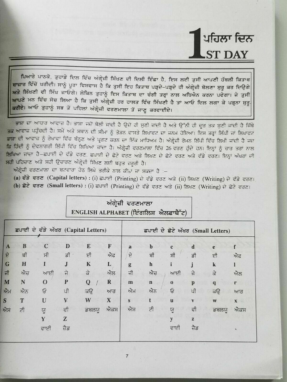 Speak fluent english learning course punjabi to english easy course in days B9