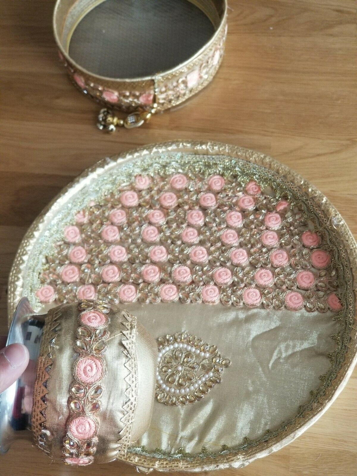 Hindu fast worship karva chauth vrat thali set special pooja karwa vrata katha c