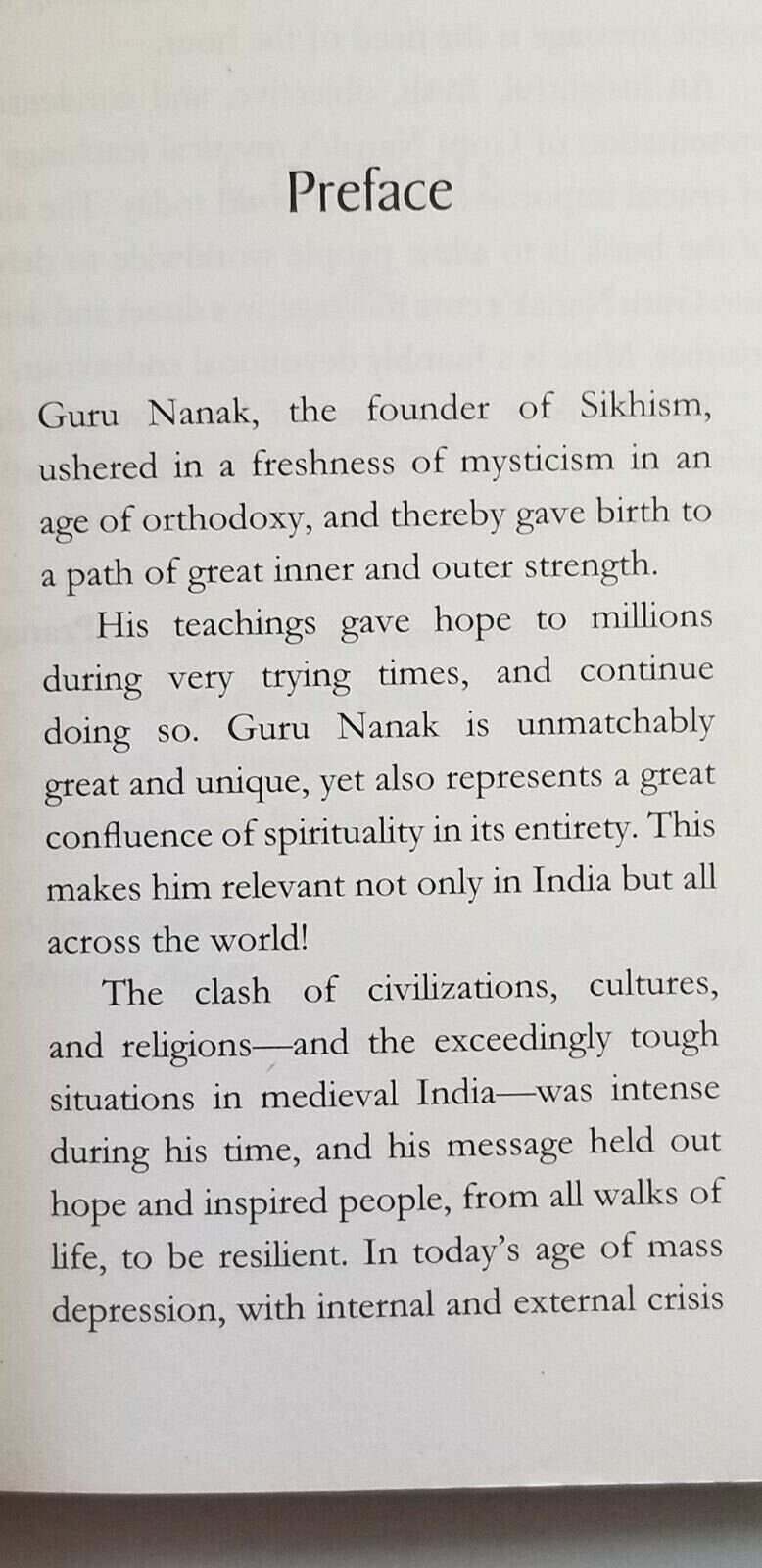 Guru Nanak Greatest Spiritual Wisdom English Book Sikh Teachings Pranay Khalsa B44