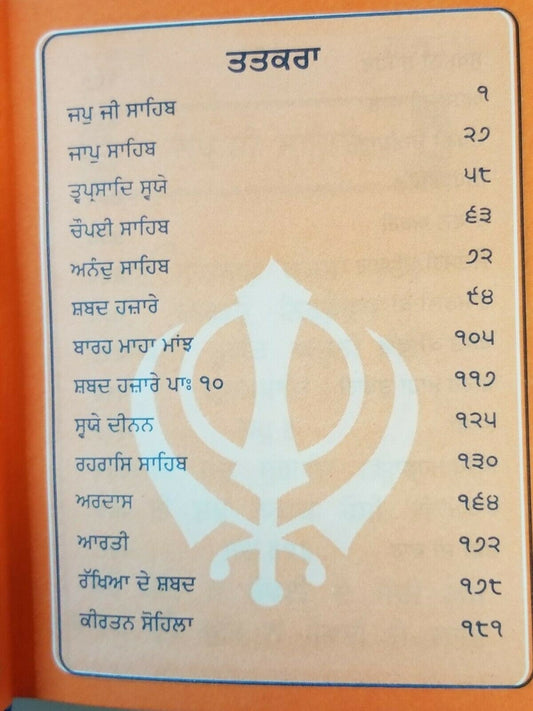 Sikh Sundar Gutka Japji Rehras Sukhmani Anand sahib Punjabi Damdami Taksal bani