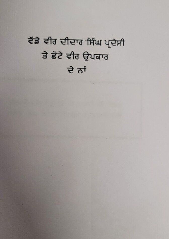 Birkh Arz Karay Punjabi Famous Panjabi Poems Poetry by Surjit Patar Book MI New