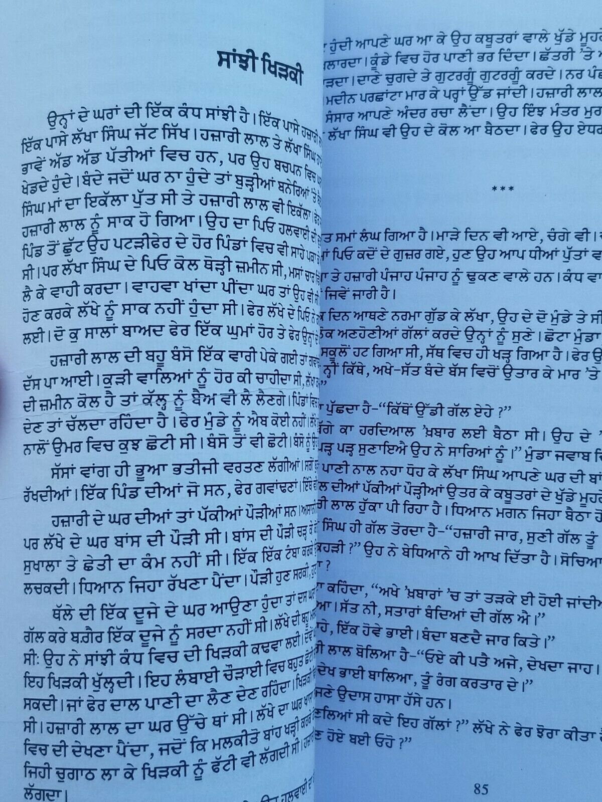Kille naal banhiya admi ram saroop ankhi literature punjabi reading book b56