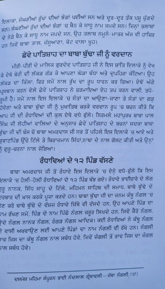 Sampooran Bhai Nand Lal Ji Granthawali Santhya Pothi Punjabi Book Singh Panjabi