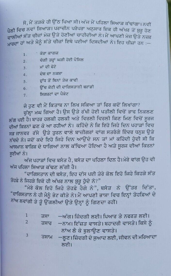 Mera Dagestan Part-2 by Rasul Gamzatov Punjabi Literature Panjabi Book MB New