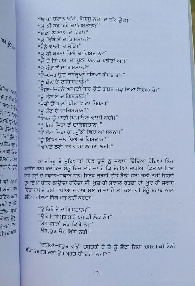 Mera Dagestan Part-2 by Rasul Gamzatov Punjabi Literature Panjabi Book MB New