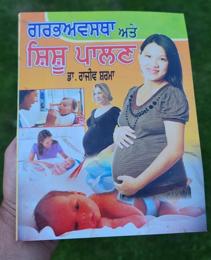 Garab Awastha Pregnancy and Looking after Baby Learning Antique Punjabi Book MC