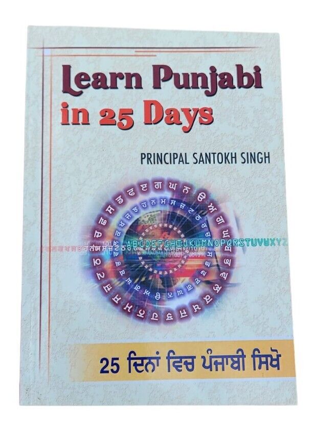 Learn Punjabi in 25 Days Book English Punjabi Gurmukhi Guide Language Course HH