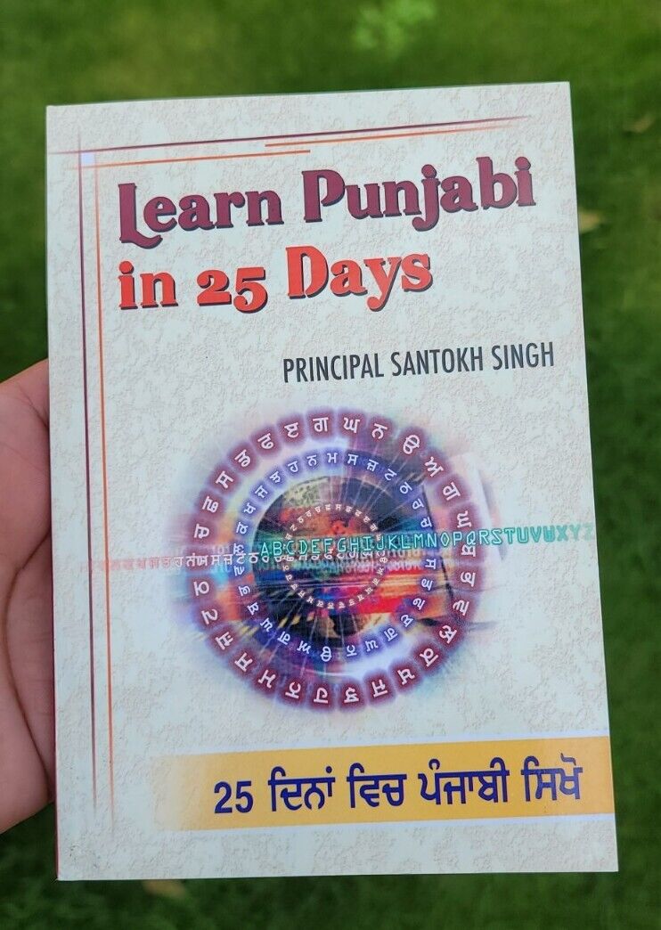 Learn Punjabi in 25 Days Book English Punjabi Gurmukhi Guide Language Course HH