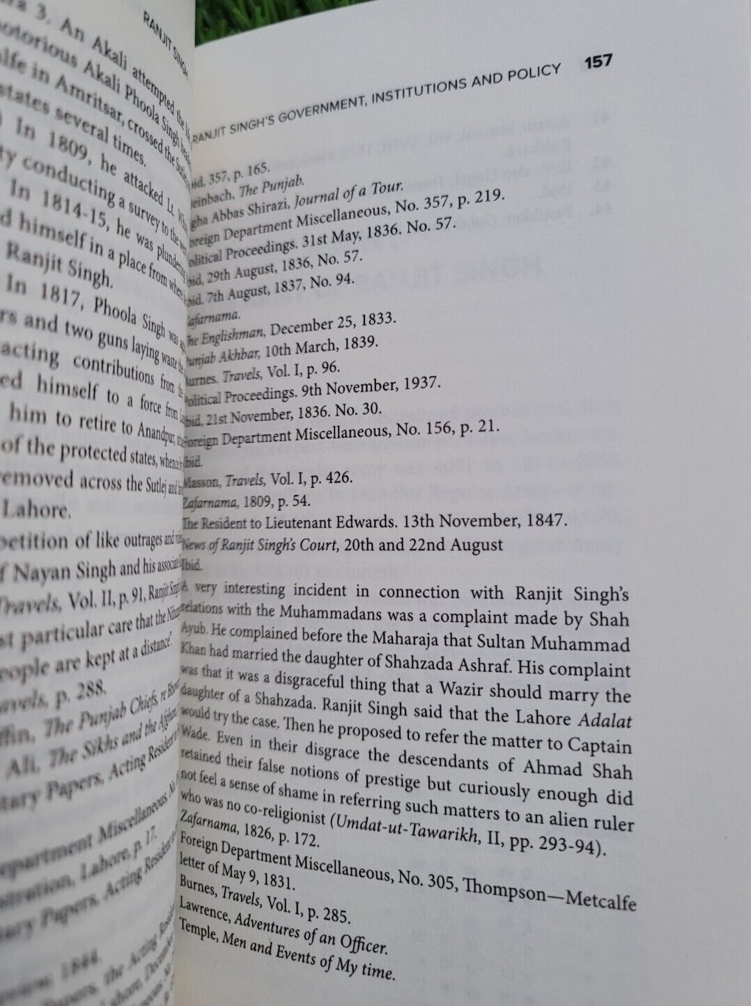 Ranjit Singh Life History by Narendra Krishna Sinha in English Sikh Book MP New