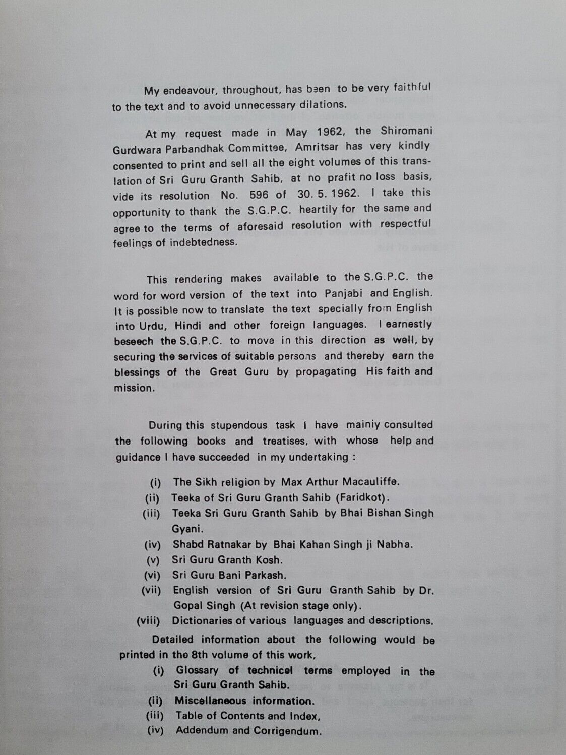 Sri Guru Granth Sahib Punjabi English Translation Meaning Sikh Sanchi SGPC Vol 3