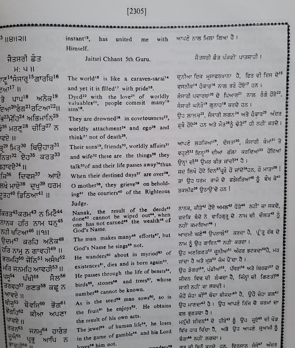 Sri Guru Granth Sahib Punjabi English Translation Meaning Sikh Sanchi SGPC Vol 4