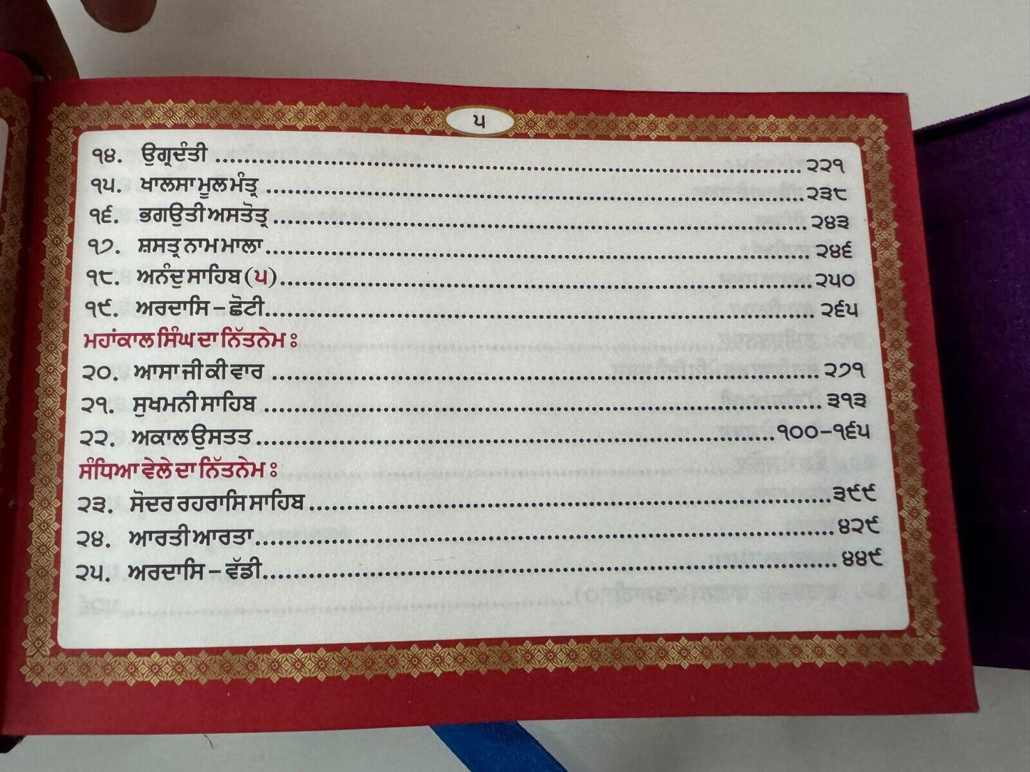 Sikh Khalsa Sunder Gutka Sahib Buddha Dal Nihang Singh Larivaar Bani Punjabi VV